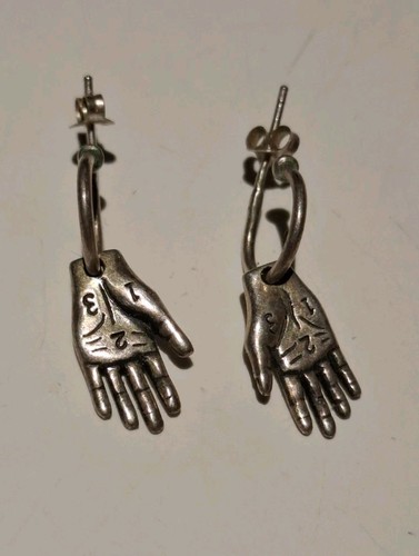 Sterling silver human - sterling, hands