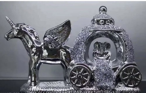 Silver crushed diamond sparkly - crushed,