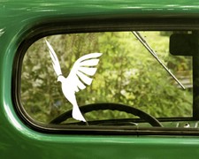 2 DOVE DECAL Peace Bird