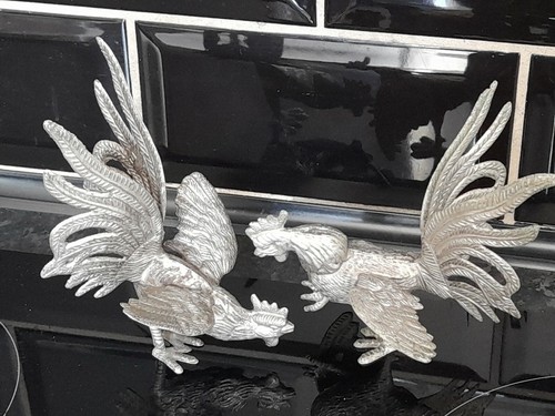 Pair vintage italian silver - of,