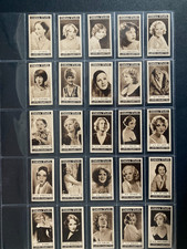 cigarette cards cinema stars