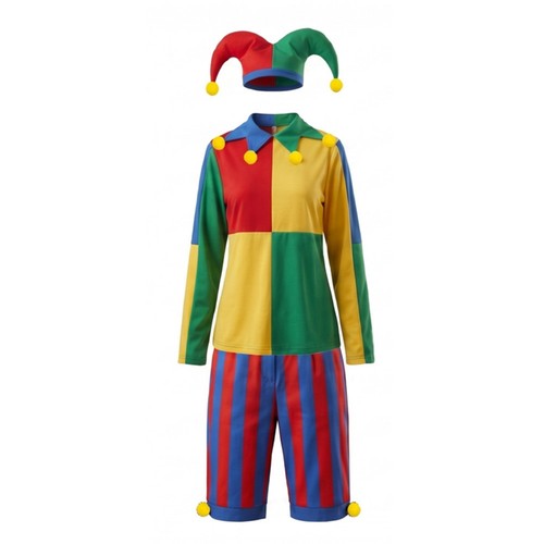 Clown costume vibrant jester - clown,