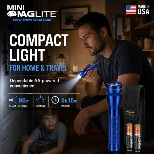 Mini maglite blue torch - mini,