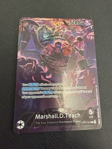 One piece tcg marshall - piece, marshall.d.teach