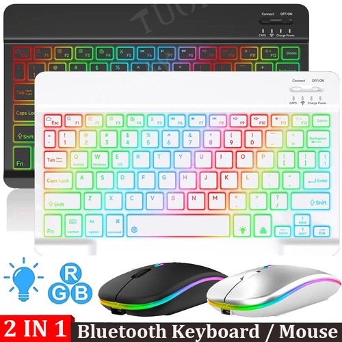 Rgb backlit keyboard mouse - keyboard,