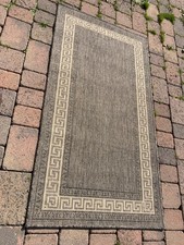 SISAL TYPE WEAVERS GREEK KEY FLATWEAVE BORDERED INDOOR AREA RUG