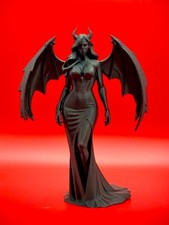 Dark Angel Demon Lady Statue