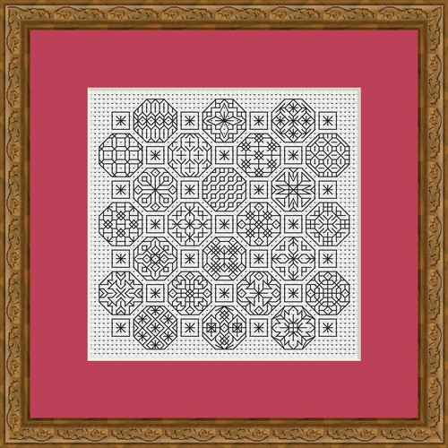 Blackwork embroidery kit - kit,