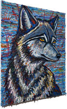 DOG WOLF PUPPY OIL█PAINTING