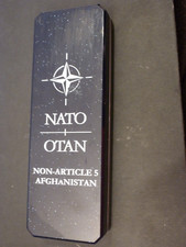 NATO MEDAL BOX - AFGHANISTAN MEDAL DIFFERENT VARIATION