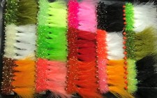 6 Winter Pearl Fritz Tadpoles Trout Flies Lures Multiple Options Choose Colour 