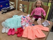 Sally best friend doll 24" doll Zapf creation with extra clothes, 2009