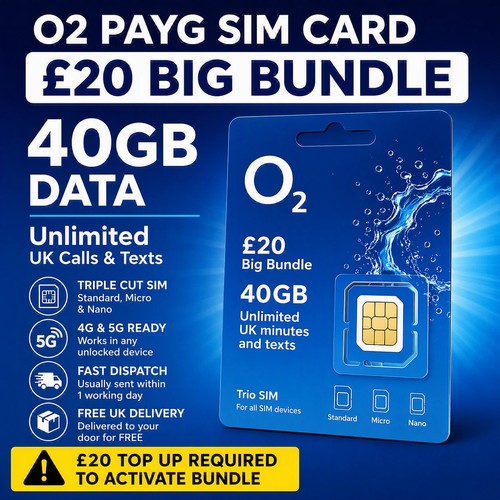 Payg sim card 20 - payg,