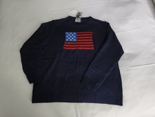 American flag Knitted Jumper Sweater, Size L