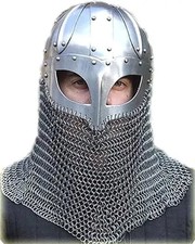 Viking Helmet with chainmail