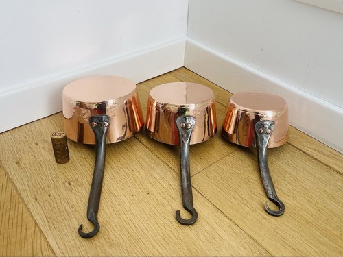 Vintage set copper - set, frying