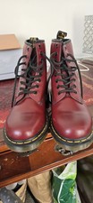 Ladies New DM RED BOOTS SIZE 6
