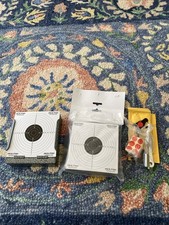 Jack Pyke Steel Paper Target Holder and Pellet Catcher Plus Nearly 100 Targets