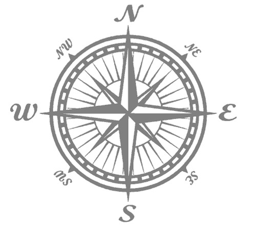 Large nesw compass nature - large,