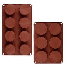 Round Silicone Cake Mold Cylindrical Baking Tray Reusable DIY Soap Mould