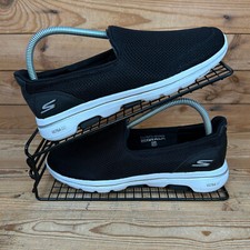 Skechers Trainers Womens Size UK 5 GoWalk 5 Ultra Go Black Slip On Shoes