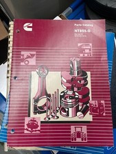 Cummins NT855-G Big Cam III Generator Drive Parts Catalogue