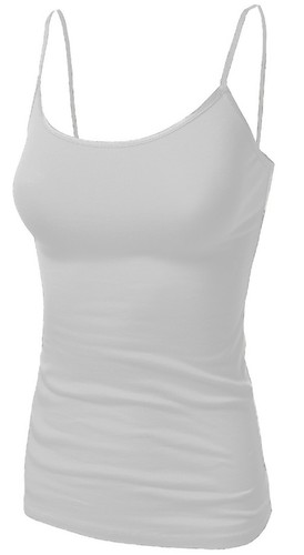 Ladies long vest top - long, cami