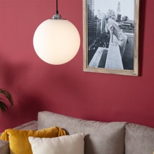 Modern frosted glass globe - modern,