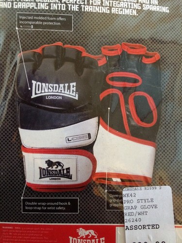 Lonsdale pro boxing gloves - boxing,