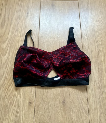 Stockings romance black red - stockings,