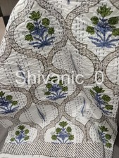 Block Print Kantha Bedspread