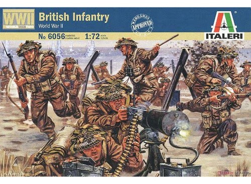 Italeri 6056 wwii british - 1/72,