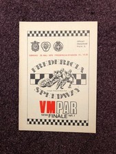 Speedway programme Denmark