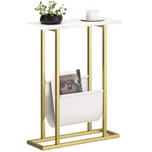 Homcom narrow side table - narrow,