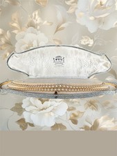 Vintage Lotus Simulated Pearl Necklace Double-row graduated faux pearls