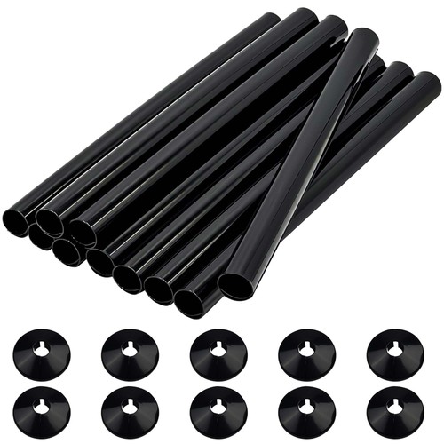 Pcs black radiator - black, pipe