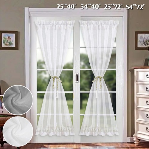 Sheer door curtains french - sheer,
