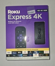 ROKU Express 4K HD HDR Streaming Media Player.