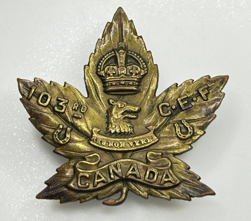 Ww1 canadian f 103rd - canadian,