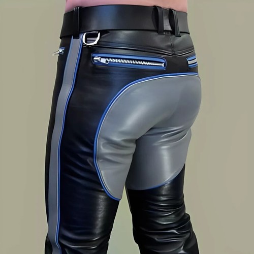 Mens genuine leather pants - mens,