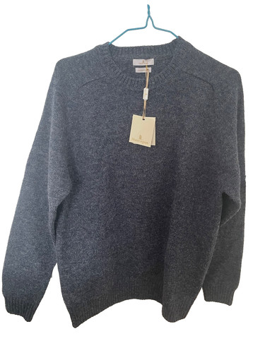 Navy shetland wool - , new