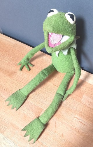 Vintage kermit the frog - vintage, plush