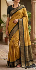 soft cotton saree with small