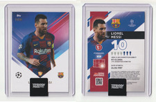 Lionel Messi 2025-26 Topps Total Football Card /50 Blue Parallel Barcelona TTF
