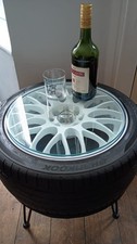 Bespoke Upcycled Wheel Side