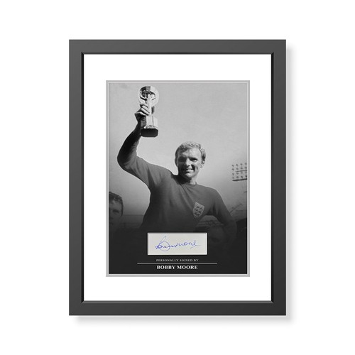 Bobby moore signed framed - signed,