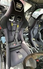 OMP bucket seats, mounts, harnesses. Subaru Impreza WRX STI.