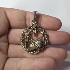 Vintage Libra Zodiac Charm