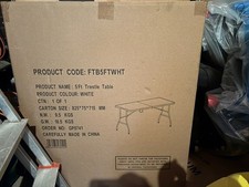 5Ft Trestle Table - unused