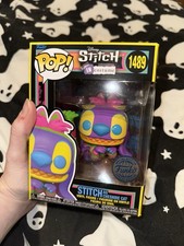 Funko Pop Vinyl Disney 1489 Stitch in Costume Cheshire Cat Special Neon Edition